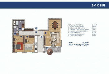 Квартира 3+1 в Стамбуле, Турция | PBB-46508