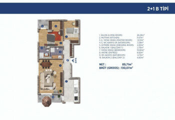 Квартира 3+1 в Стамбуле, Турция | PBB-46508