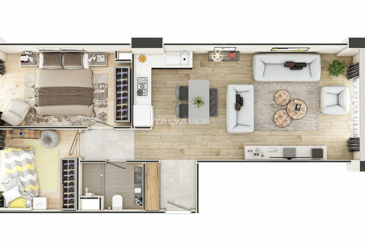 Квартира 2+1 в Стамбуле, Турция | STE-46286