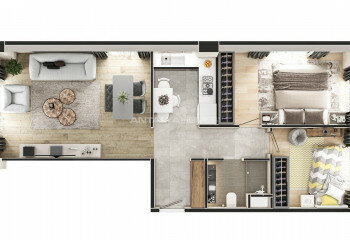 Квартира 2+1 в Стамбуле, Турция | STE-46286