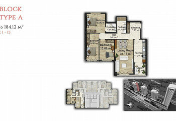 Квартира 3+1 в Стамбуле, Турция | PBB-46087