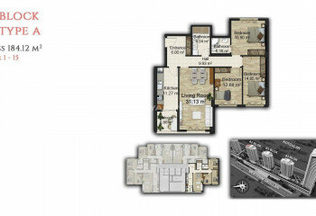 Квартира 3+1 в Стамбуле, Турция | PBB-46087