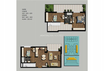 Квартира 2+1 в Коньяалты, Анталия, Турция | SBB-45195