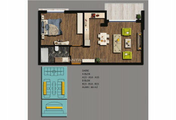 Квартира 2+1 в Коньяалты, Анталия, Турция | SBB-45195