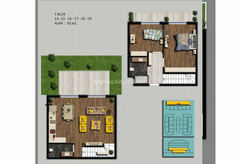 Квартира 2+1 в Коньяалты, Анталия, Турция | SBB-45195