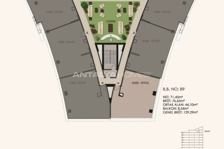 Квартира 1+1 в Стамбуле, Турция | PKK-46488