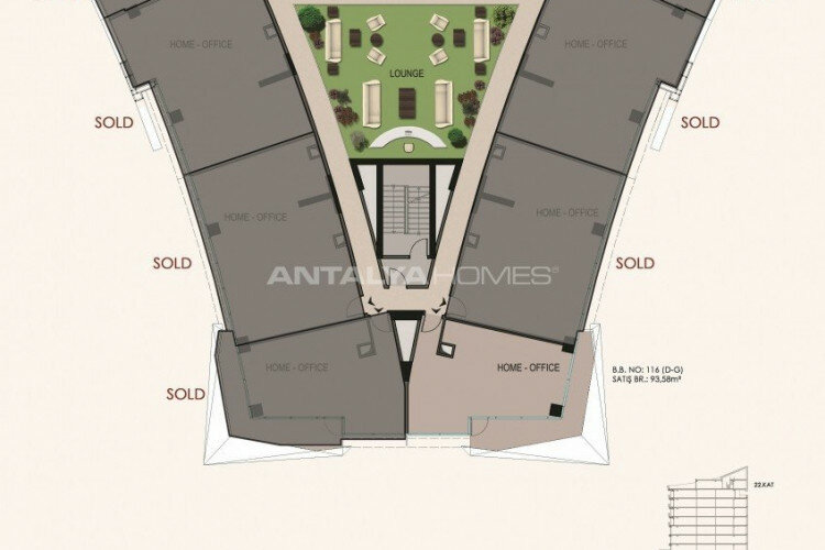 Квартира 1+1 в Стамбуле, Турция | PKK-46488