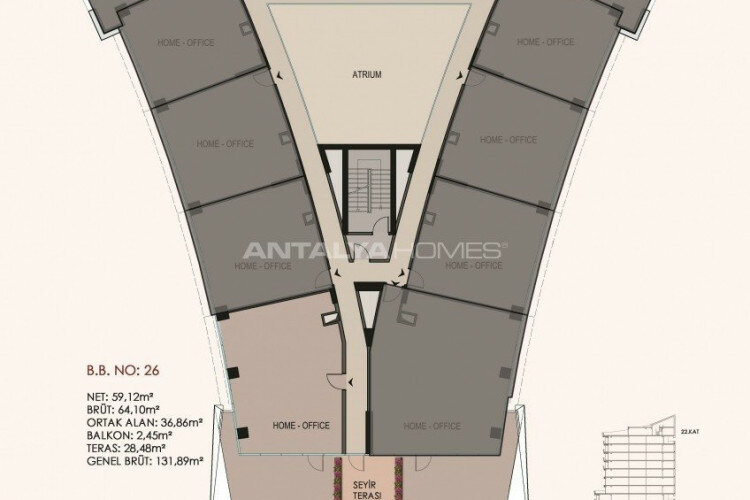 Квартира 1+1 в Стамбуле, Турция | PKK-46488