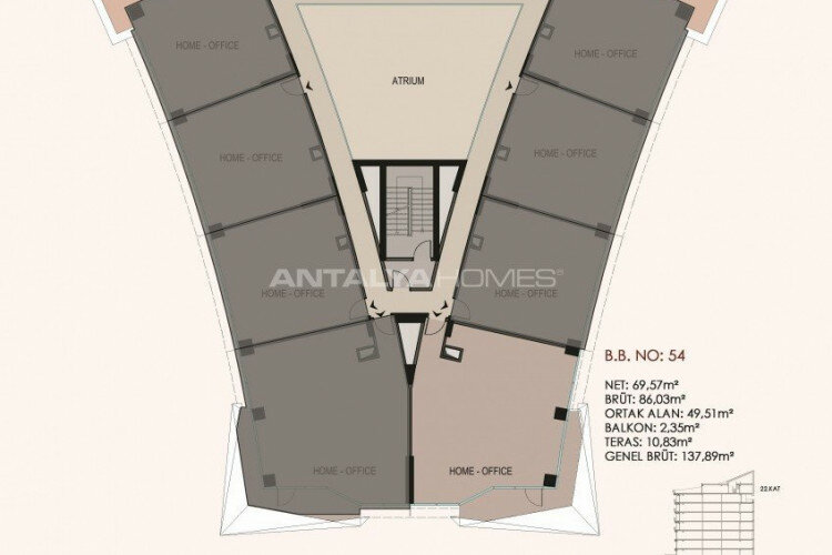 Квартира 1+1 в Стамбуле, Турция | PKK-46488