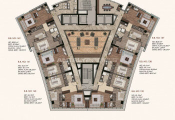 Квартира 1+1 в Стамбуле, Турция | PKK-46488