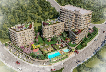 Четырехкомнатная квартира 4+1 в Стамбуле, Турция