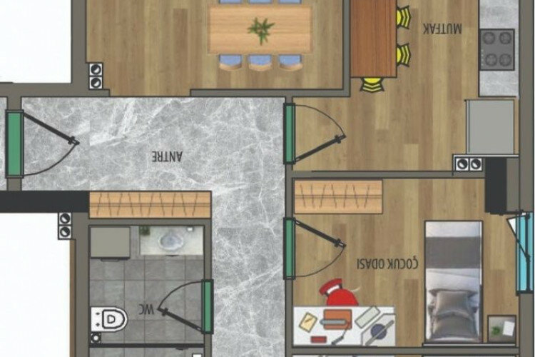 Квартира 3+1 в Кепезе, Анталия, Турция | PTE-35144