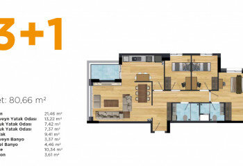 Квартира 3+1 в Кепезе, Анталия, Турция | PTE-35144