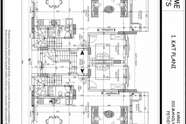 Квартира 4+1 в Мугле, Турция | PTE-45773