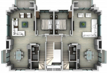 Квартира 4+1 в Мугле, Турция | PTE-45773