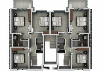 Квартира 4+1 в Мугле, Турция | PTE-45773