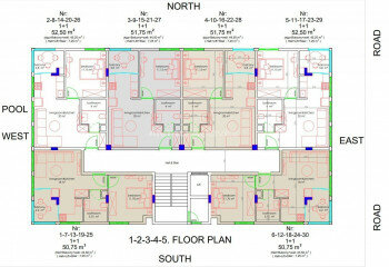 Квартира 1+1 в Анталии, Турция | PTE-45254