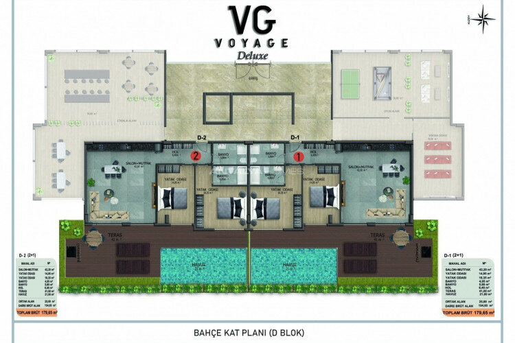 Квартира 3+1 в Анталии, Турция | PKK-45081