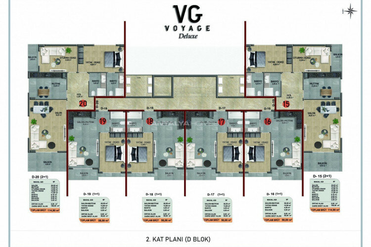 Квартира 3+1 в Анталии, Турция | PKK-45081