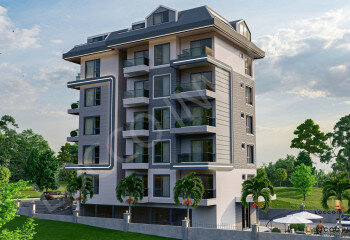 Квартира 1+1 в Кестеле, Алания, Турция | PTE-44680