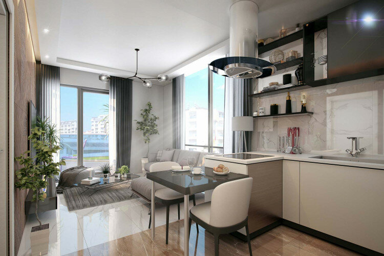 Квартира 1+1 в Алании, Турция | PTE-34466