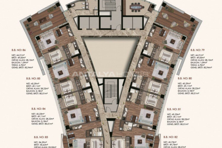 Квартира 2+1 в Стамбуле, Турция | PBB-46489