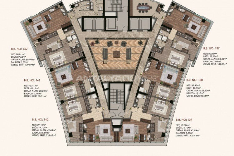 Квартира 2+1 в Стамбуле, Турция | PBB-46489