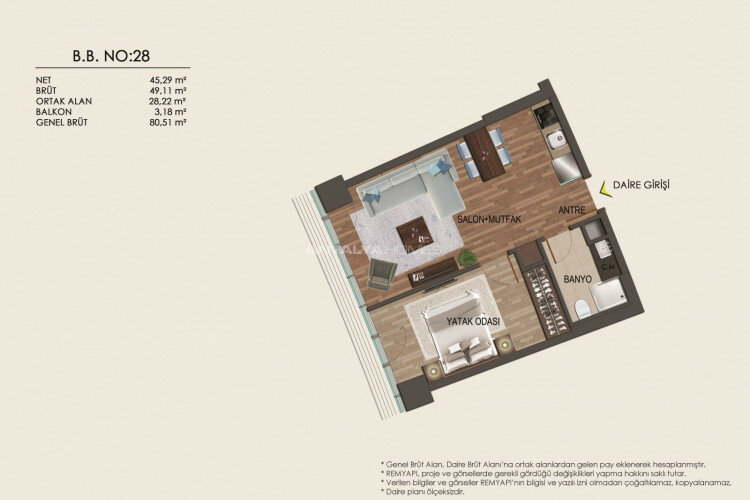 Квартира 2+1 в Стамбуле, Турция | PBB-46489