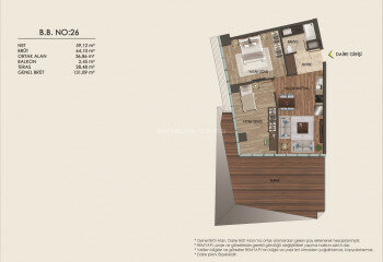 Квартира 2+1 в Стамбуле, Турция | PBB-46489