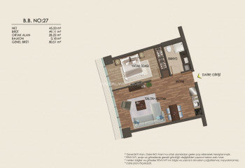 Квартира 2+1 в Стамбуле, Турция | PBB-46489