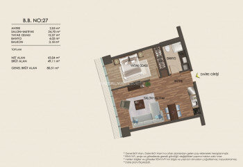 Квартира 2+1 в Стамбуле, Турция | PBB-46489