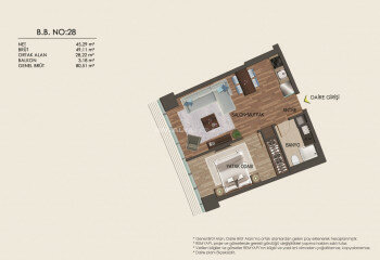 Квартира 2+1 в Стамбуле, Турция | PBB-46489