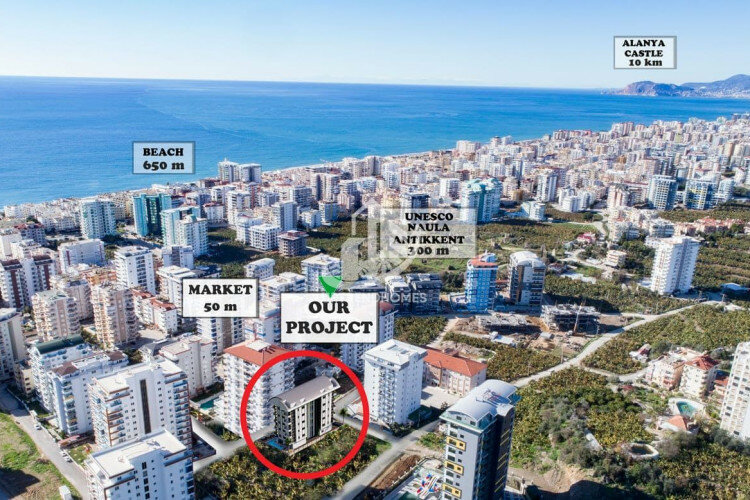 Пентхаус 2+1 в Махмутларе, Алания, Турция | PTE-44335