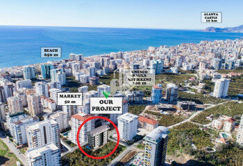 Пентхаус 2+1 в Махмутларе, Алания, Турция | PTE-44335