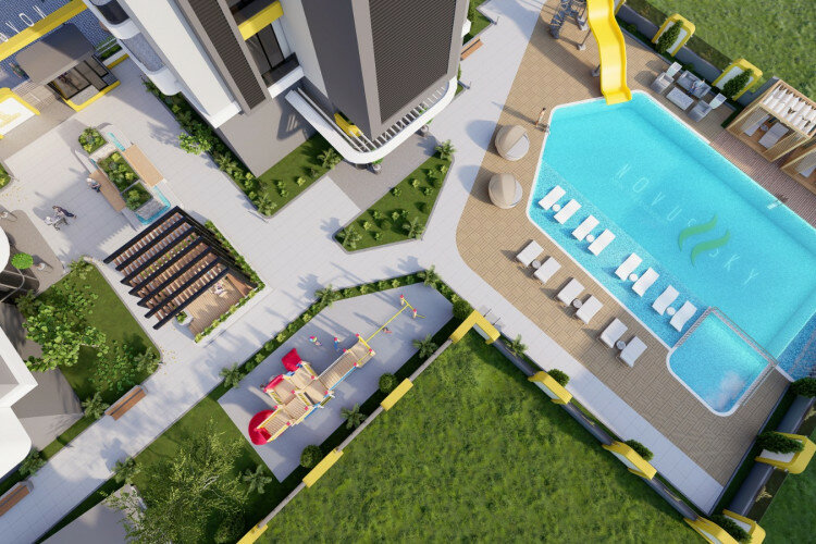 Квартира 1+1 в Махмутларе, Алания, Турция | SBB-25967