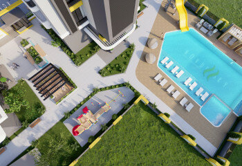 Квартира 1+1 в Махмутларе, Алания, Турция | SBB-25967