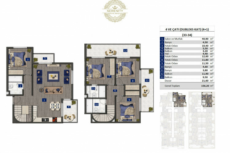 Квартира 1+1 в Оба, Алания, Турция | PBB-24384