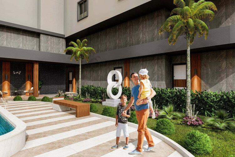 Квартира 1+1 в Махмутларе, Алания, Турция | SBB-44527