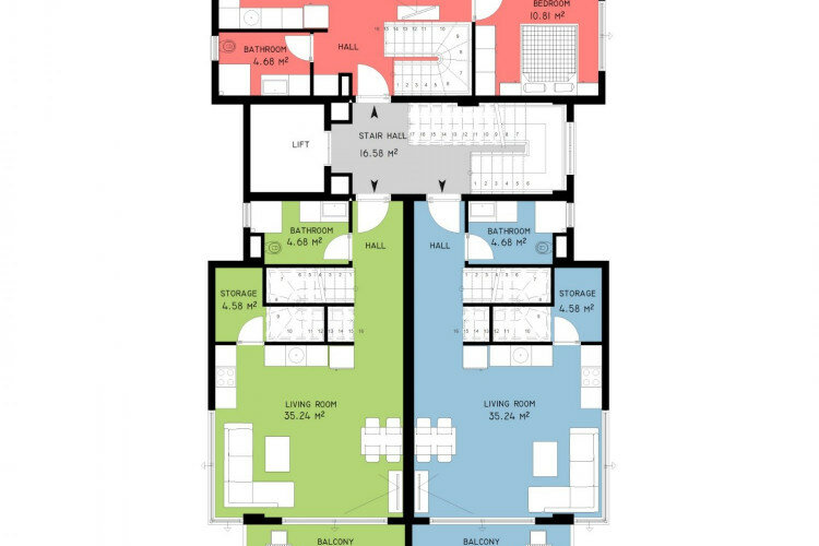 Квартира 1+1 в Алании, Турция | PTE-23833