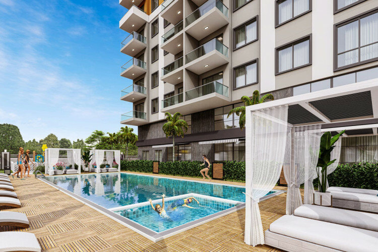 Квартира 1+1 в Махмутларе, Алания, Турция | PBB-44519