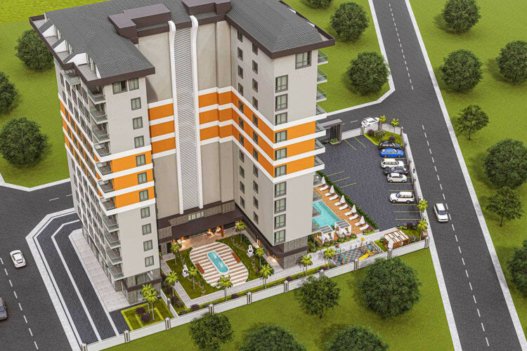 Квартира 1+1 в Махмутларе, Алания, Турция | PBB-44519