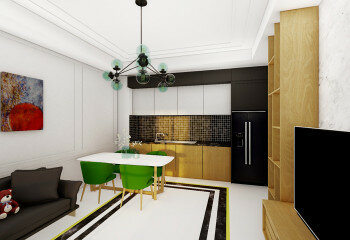 Квартира 1+1 в Алании, Турция
