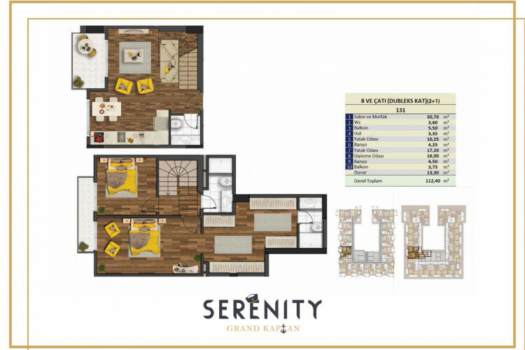 Квартира 2+1 в Алании, Турция | PBB-24385