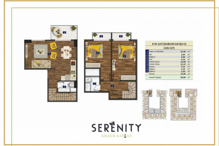 Квартира 2+1 в Алании, Турция | PBB-24385